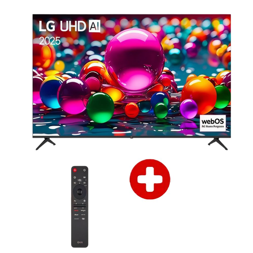 Smart TV LG 75" 4K UHD 75UA8050PSA, HDR10 Pro, α7 AI Gen8, ThinQ AI, Modo Filmmaker, 2025